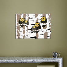 Load image into Gallery viewer, Handmade Painting «Black Owls»