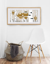 Load image into Gallery viewer, Fine Art Print «Owl family»