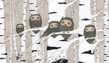 Load image into Gallery viewer, Handmade Painting «Owls Family»