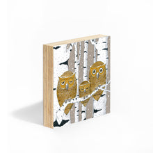 Load image into Gallery viewer, Picture On Wood «Trio»