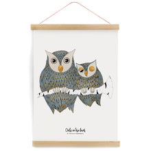 Load image into Gallery viewer, Poster «Nusha & Marusha» gray