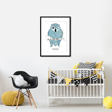 Load image into Gallery viewer, Poster «Bob» blue