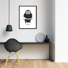 Load image into Gallery viewer, Poster «Bob» black
