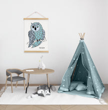 Load image into Gallery viewer, Poster «Mika» blue