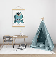 Load image into Gallery viewer, Poster «Harry» turquoise