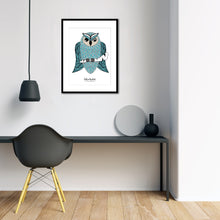 Load image into Gallery viewer, Poster «Harry» turquoise
