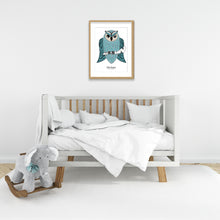 Load image into Gallery viewer, Poster «Harry» turquoise