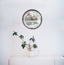 Load image into Gallery viewer, Wall Clock «Nusha &amp; Marusha»
