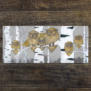 Fine Art Print «Owl family»