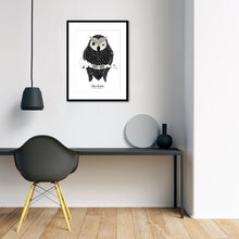 Load image into Gallery viewer, Poster «Bob» black
