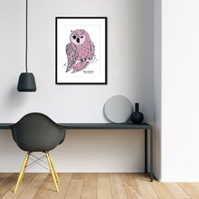 Load image into Gallery viewer, Poster «Mika» pink

