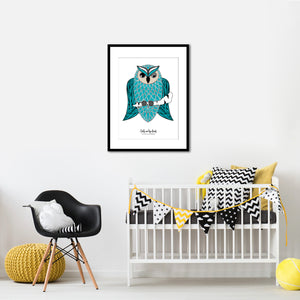 Poster «Harry» turquoise