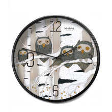 Load image into Gallery viewer, Wall Clock «Quartet» Black
