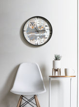 Load image into Gallery viewer, Wall Clock «Nusha &amp; Marusha»
